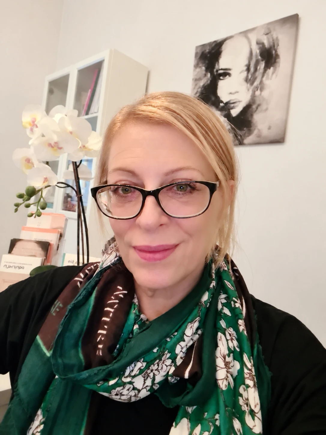 Melanie Roczinski in ihrer Praxis